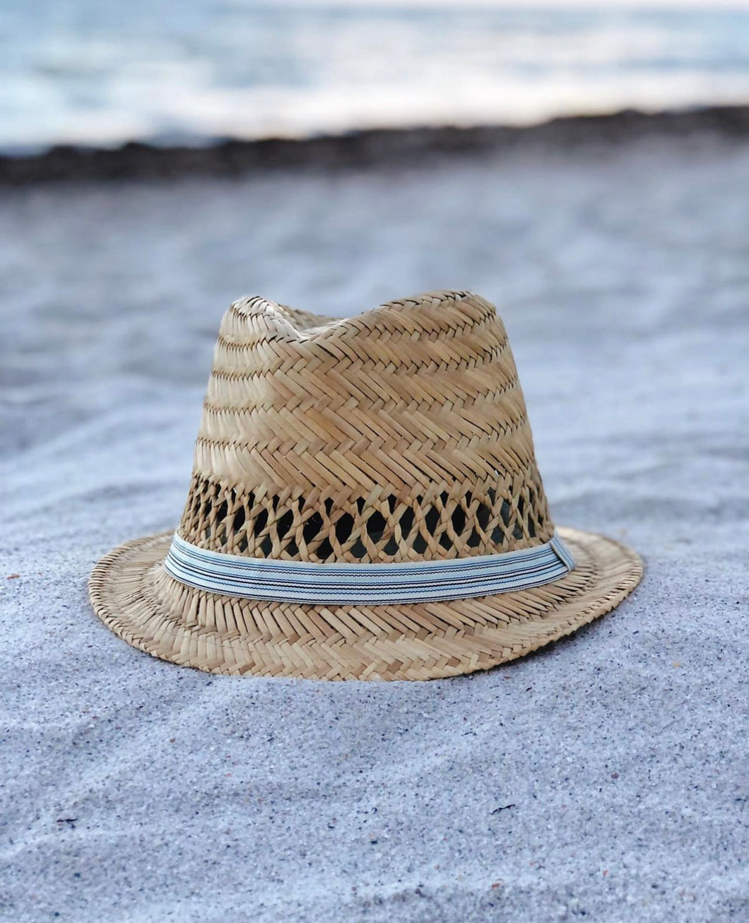 Summer Sun Day Natural Straw Fedora Hat