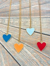 Load image into Gallery viewer, Painted Heart Necklace