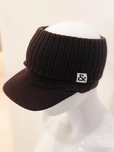 'Peyton' Brown Open Visor Beanie