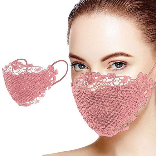 Pink Lace 'Couture Collection' Face Mask